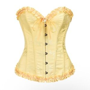 Elegant Yellow Corset